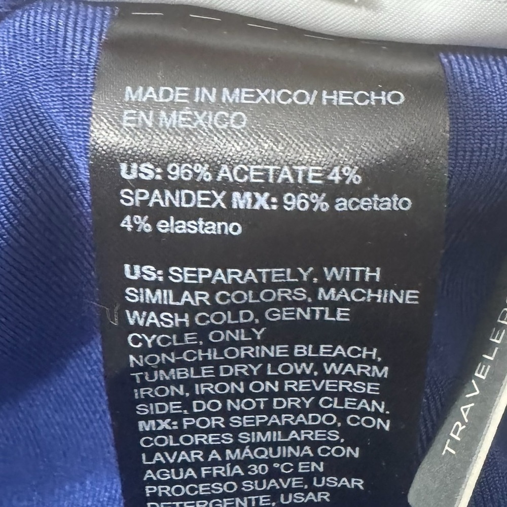 Chico's Travelers Blue Pull On Pants Size XXL - Picture 6 of 6